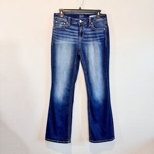 Daytrip Virgo Bootcut Jeans 29S Dark Wash Stretch Y2K Western Cowgirl Core